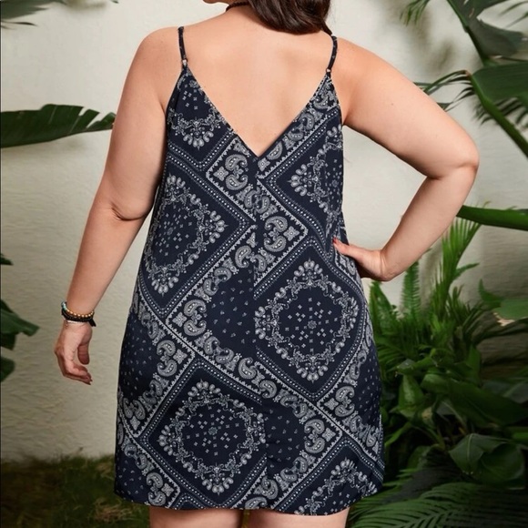 Boho paisley print cami dress - Picture 8 of 10